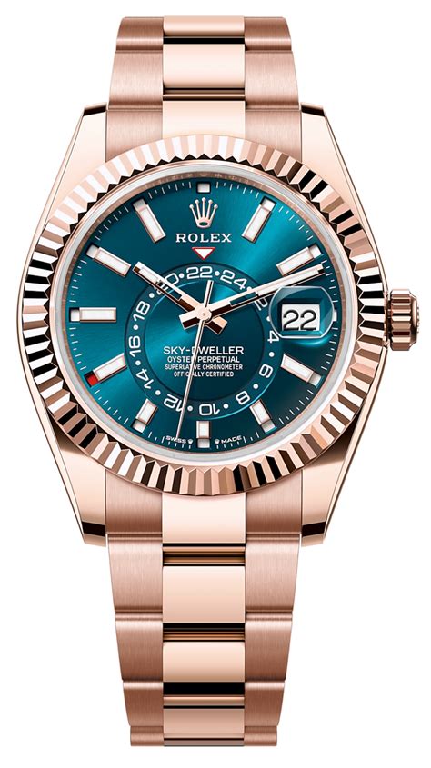 rose gold rolex sky dweller replica|Rolex Sky-Dweller 336935 price.